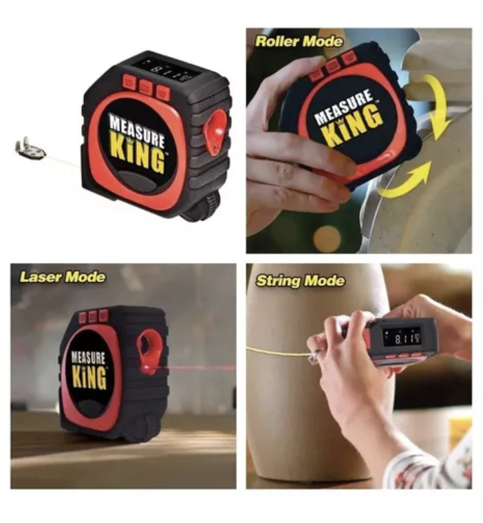 Miniatura 3 de Cinta Métrica Digital Metro 3 En 1 Laser